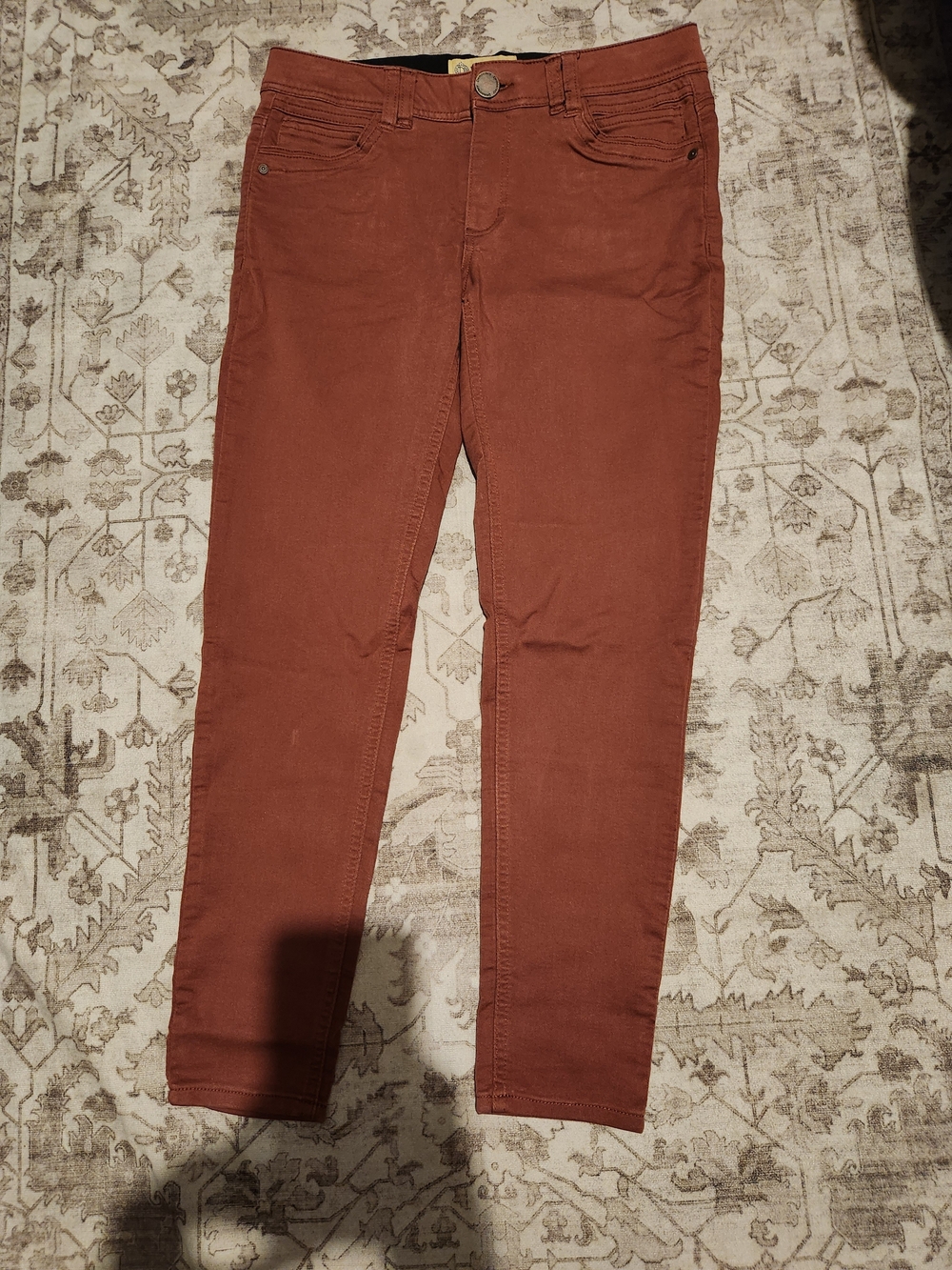 Democracy Women’s Skinny Jeans in Rust